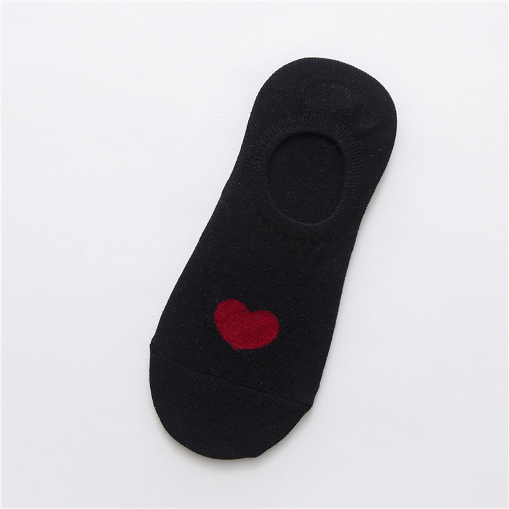 5 Pairs a set Women Ankle Socks with love heart - Picture 7 of 8